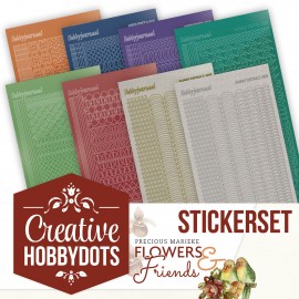 Creative Hobbydots Stickerset 26 - Precious Marieke - Flowers and Friends