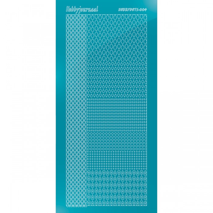 Hobbydots sticker 04 - Mirror Azure Blue 