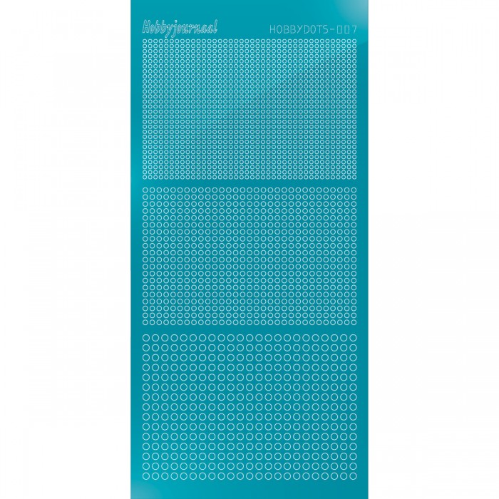 Hobbydots sticker 07 - Mirror Azure Blue 