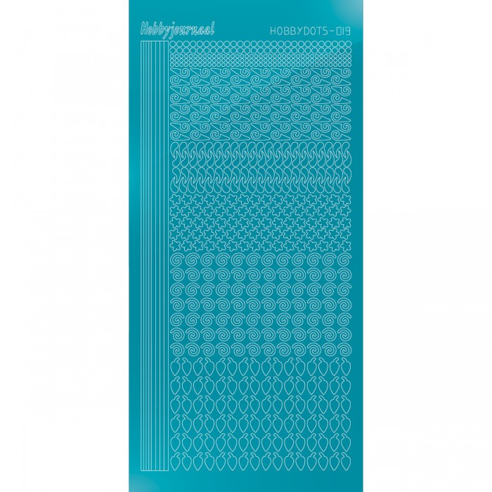 Hobbydots sticker 19 - Mirror Azure Blue 