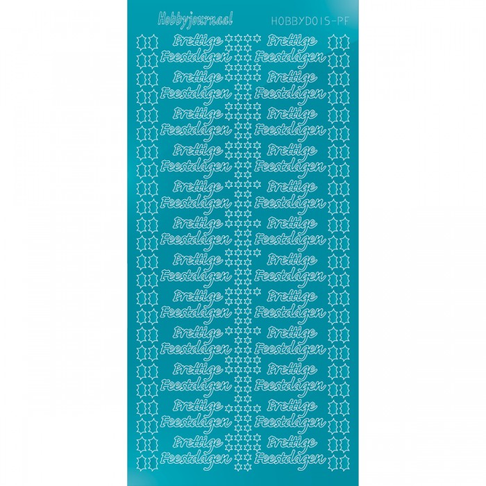 Hobbydots sticker PF - Mirror Azure Blue 