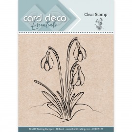 Card Deco Essentials Clear Stamps - Snowdrop