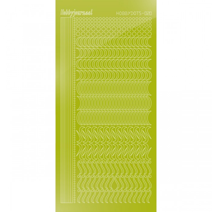 Hobbydots sticker 20 - Mirror Leaf Green 