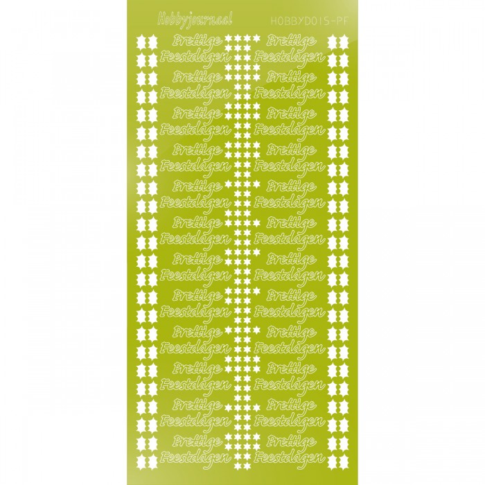 Hobbydots sticker PF - Mirror Leaf Green 