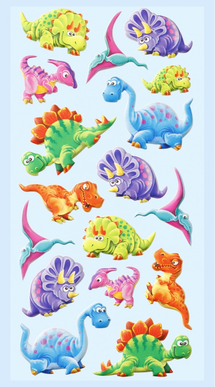 CREApop® Softy-Stickers Dino II