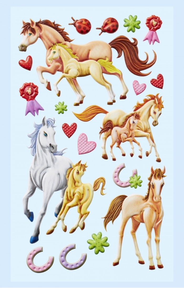 SOFTY Stickers Paarden II