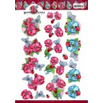 3D Cutting Sheet - Yvonne Creations - Ladybug and Butterfly