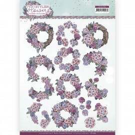 3D Cutting Sheet - Yvonne Creations - Stylish Flowers - Romantic Roses