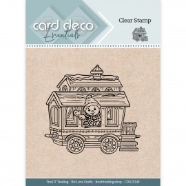 Card Deco Essential - Clear Stamp - Train Wagon