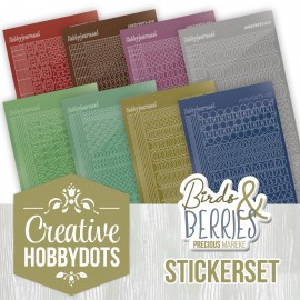 Creative Hobbydots Stickerset 34 - Precious Marieke - Birds and Berries