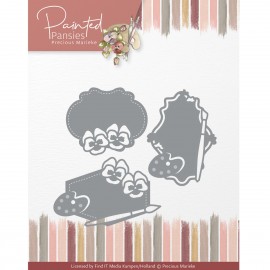 Dies - Precious Marieke - Painted Pansies - Pansies Labels