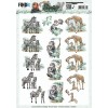 3D Cutting Sheets - Yvonne Creations - Young and Wild - Monkey