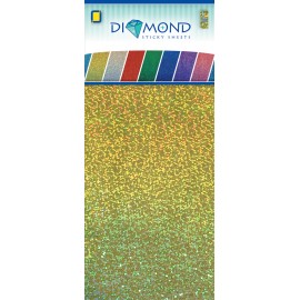 Sticky Sheets Diamant Goud 5 sheets