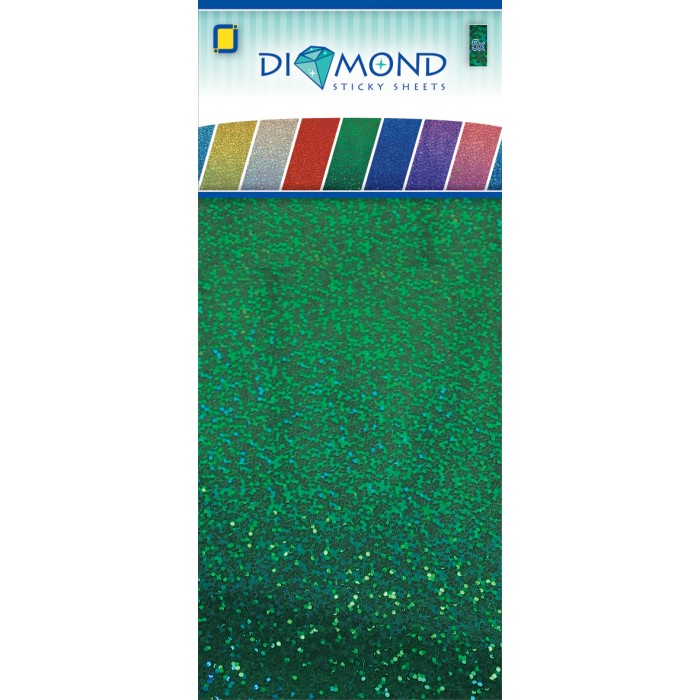 Sticky Sheets Diamant Groen 5 sheets