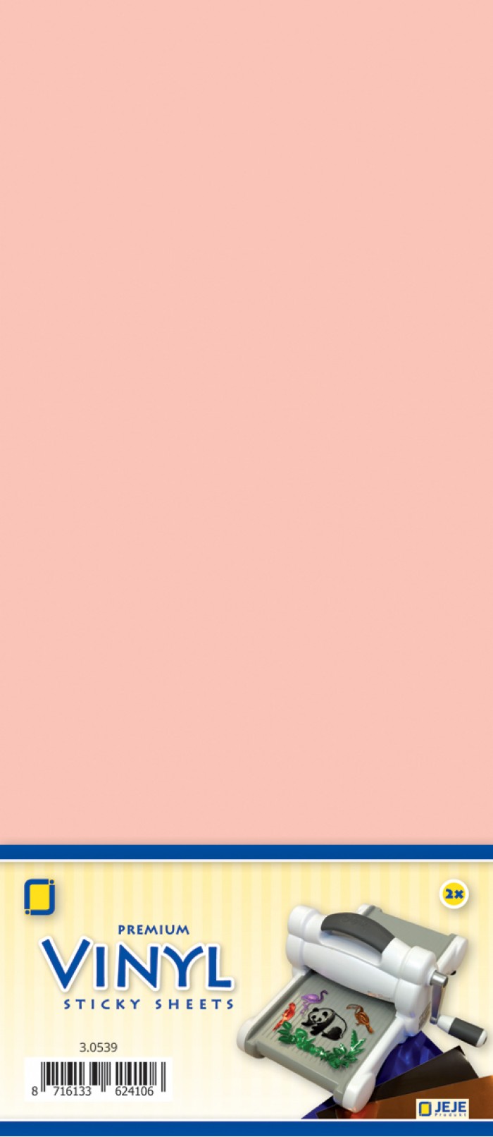 Premium Vinyl 2 sheets Salmon