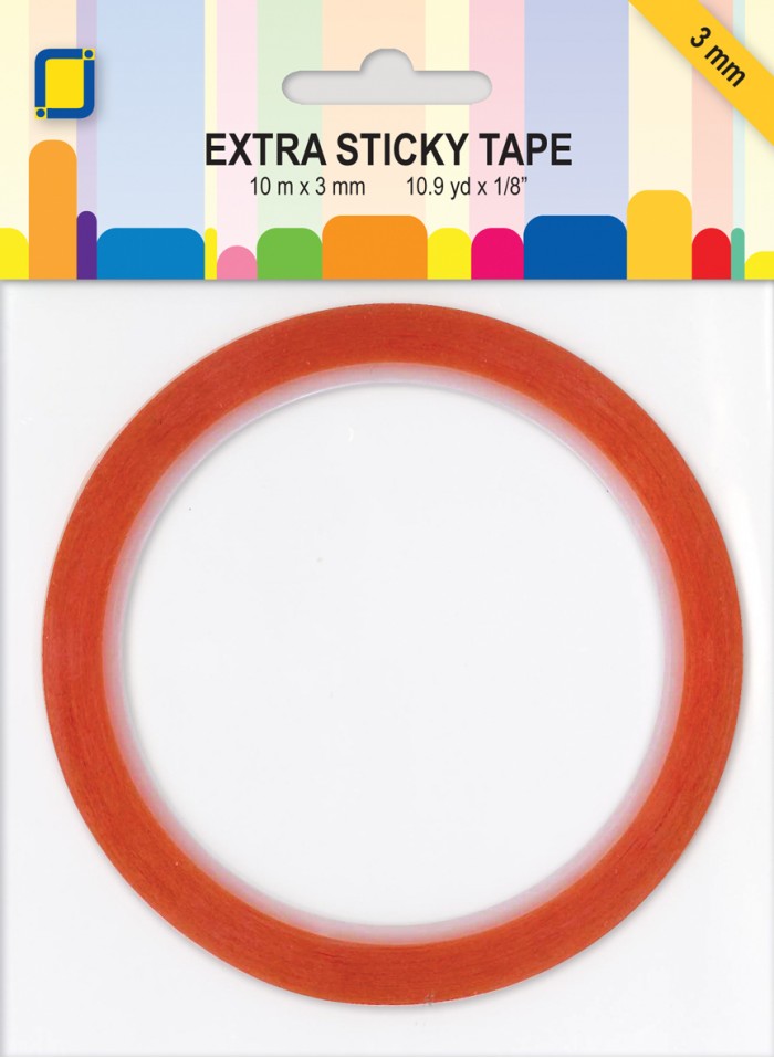 Extra Sticky Tape 3 mm. (10x)