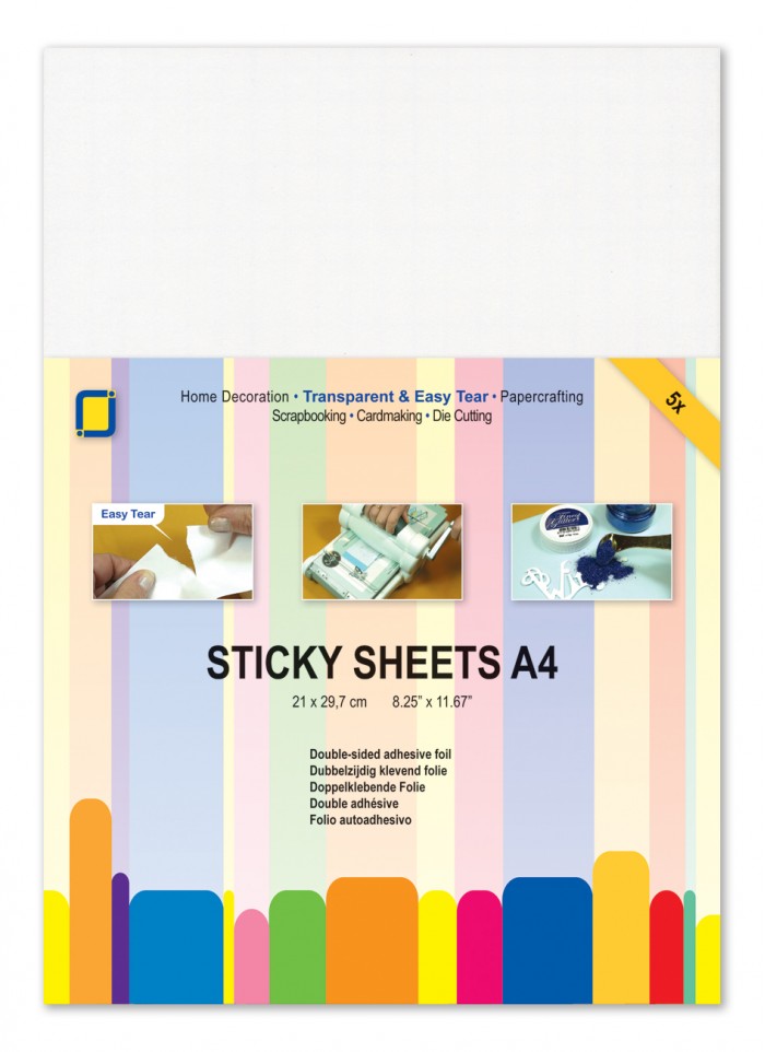 Sticky Sheets 5x A4 vellen