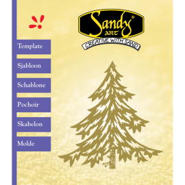 Sandy Art® Sjabloon Dennenboom