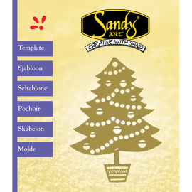 Sandy Art® Sjabloon Kerstboom
