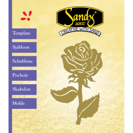 Sandy Art® Sjabloon Roos