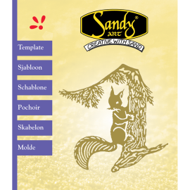 Sandy Art® Sjabloon Eekhoorn
