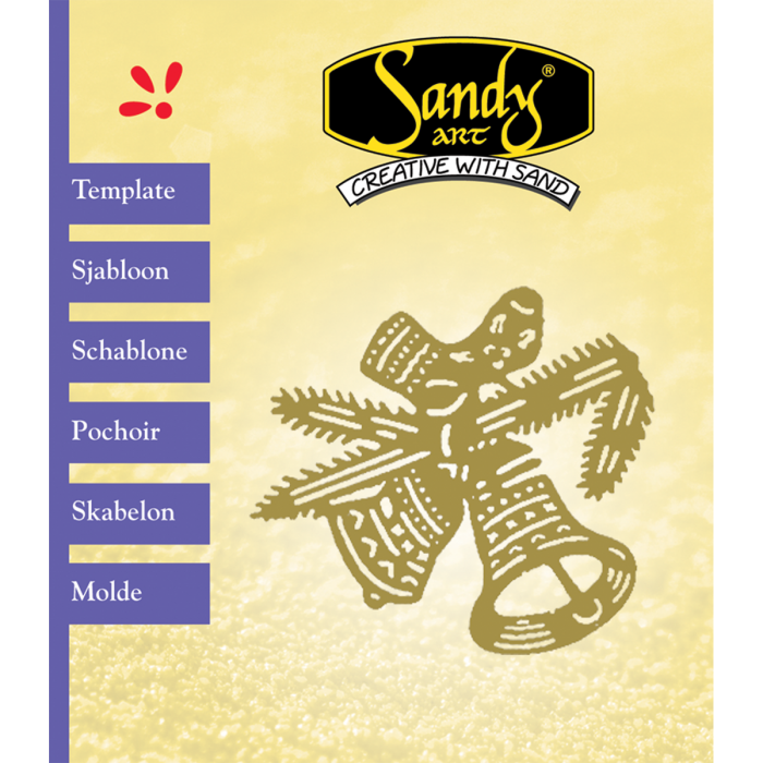 Sandy Art® Sjabloon Kerstbellen
