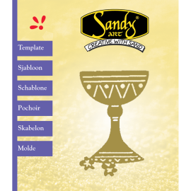 Sandy Art® Sjabloon Kelk