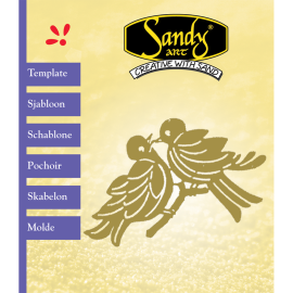 Sandy Art® Sjabloon Duiven