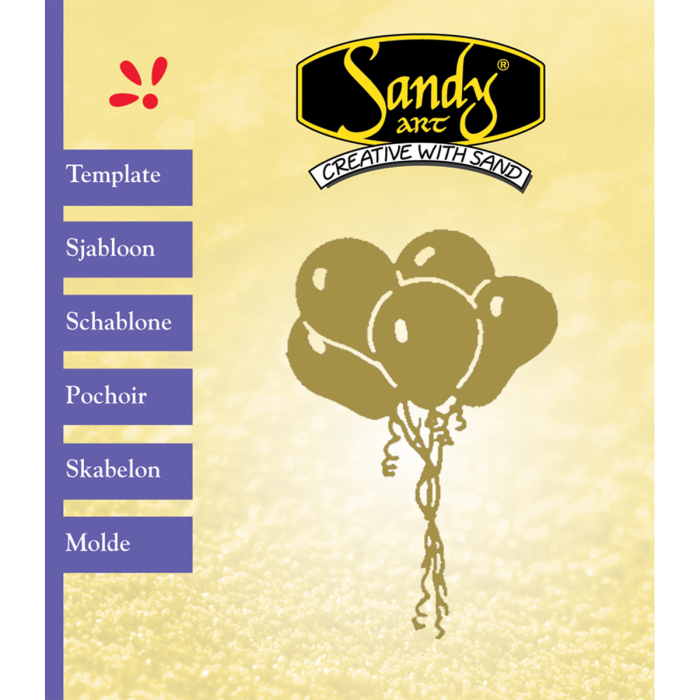 Sandy Art® Sjabloon Ballonnen