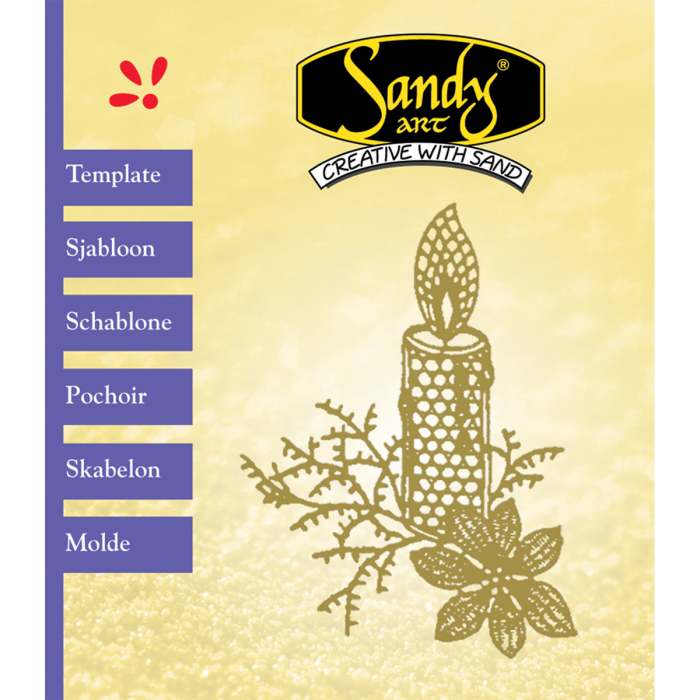 Sandy Art® Sjabloon Kaars
