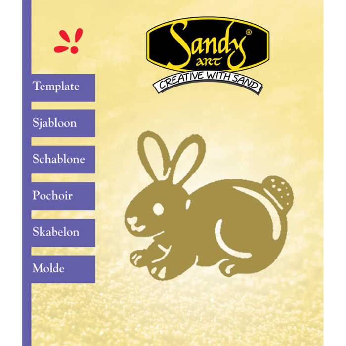 Sandy Art® Sjabloon Konijn