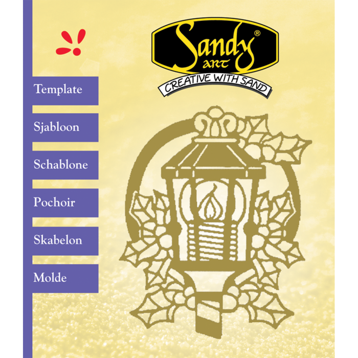 Sandy Art® Sjabloon Lantaren