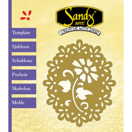 Sandy Art® Sjabloon Kader Magrieten