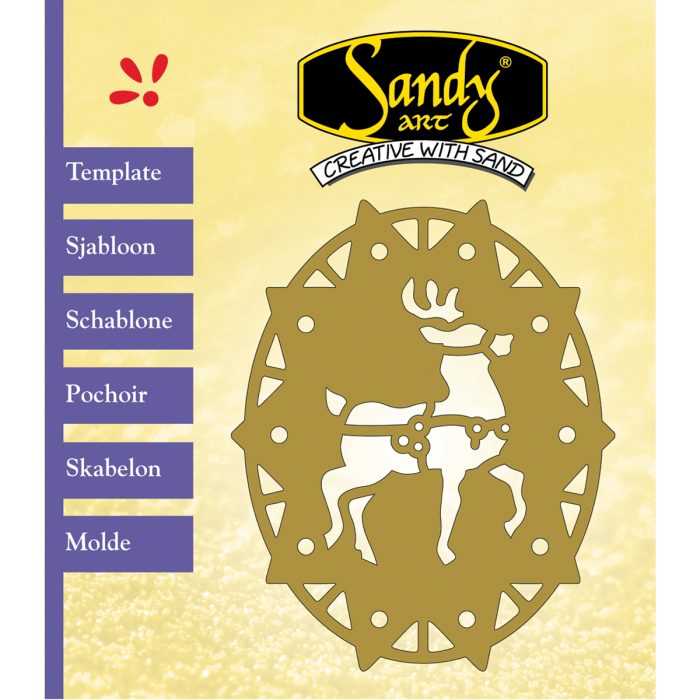 Sandy Art® Sjabloon Kader Hert