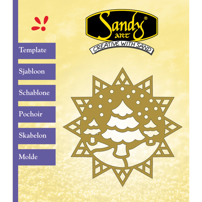 Sandy Art® Sjabloon Kader Dennenboom