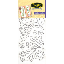 Sandy Art® Sticky Stickers Bladeren