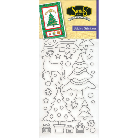 Sandy Art® Sticky Stickers Kerstboom