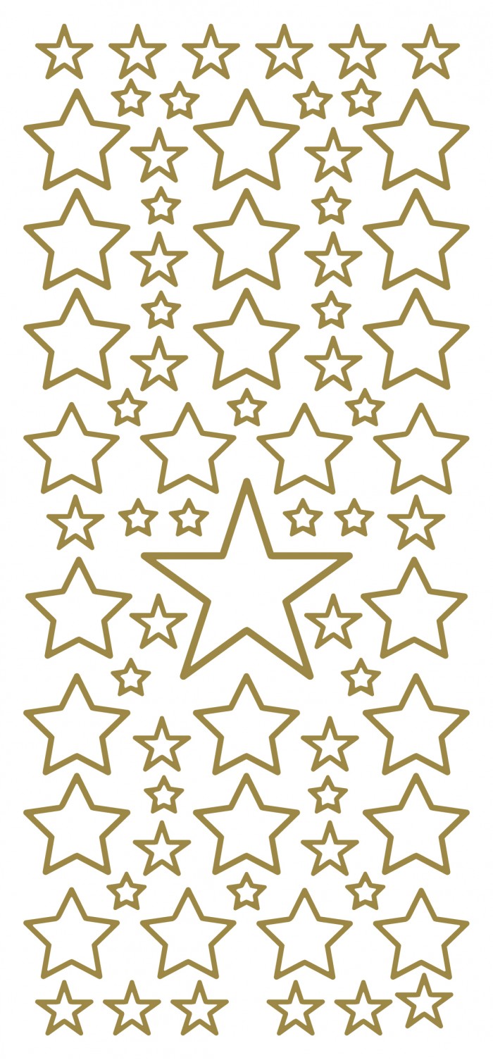 Sticker Stars Gold (x10)