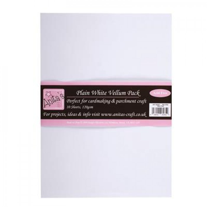 A4 Parchment Vellum 120 gsm (10pk) - Plain White