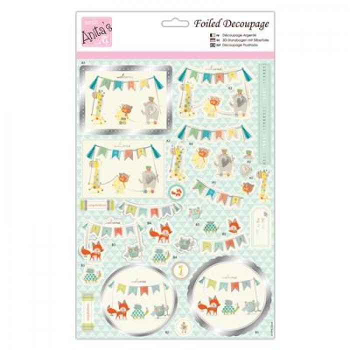 Foiled Decoupage - Welcome Home