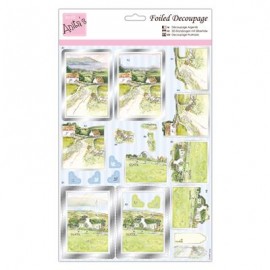Foiled Decoupage - Escape to the Country