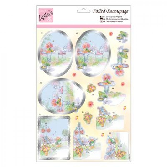 Foiled Decoupage - Springtime Florals