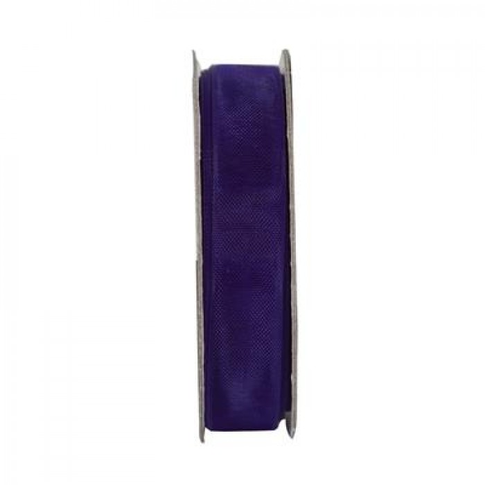 3m Ribbon - Organza - Deep Purple