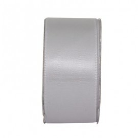 3m Ribbon - Wide Satin - Soft Silver
