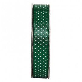 3m Ribbon - Spotted - Evergreen