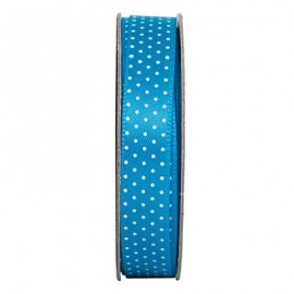 3m Ribbon - Spotted - Turquoise