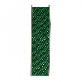 3m Ribbon - Glitter Satin - Evergreen