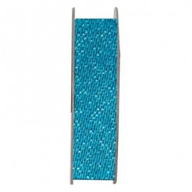 3m Ribbon - Glitter Satin - Turquoise