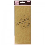 Outline Stickers - Fanciful Floral Corners - Gold