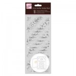 Outline Stickers - Verses - Mum - Silver